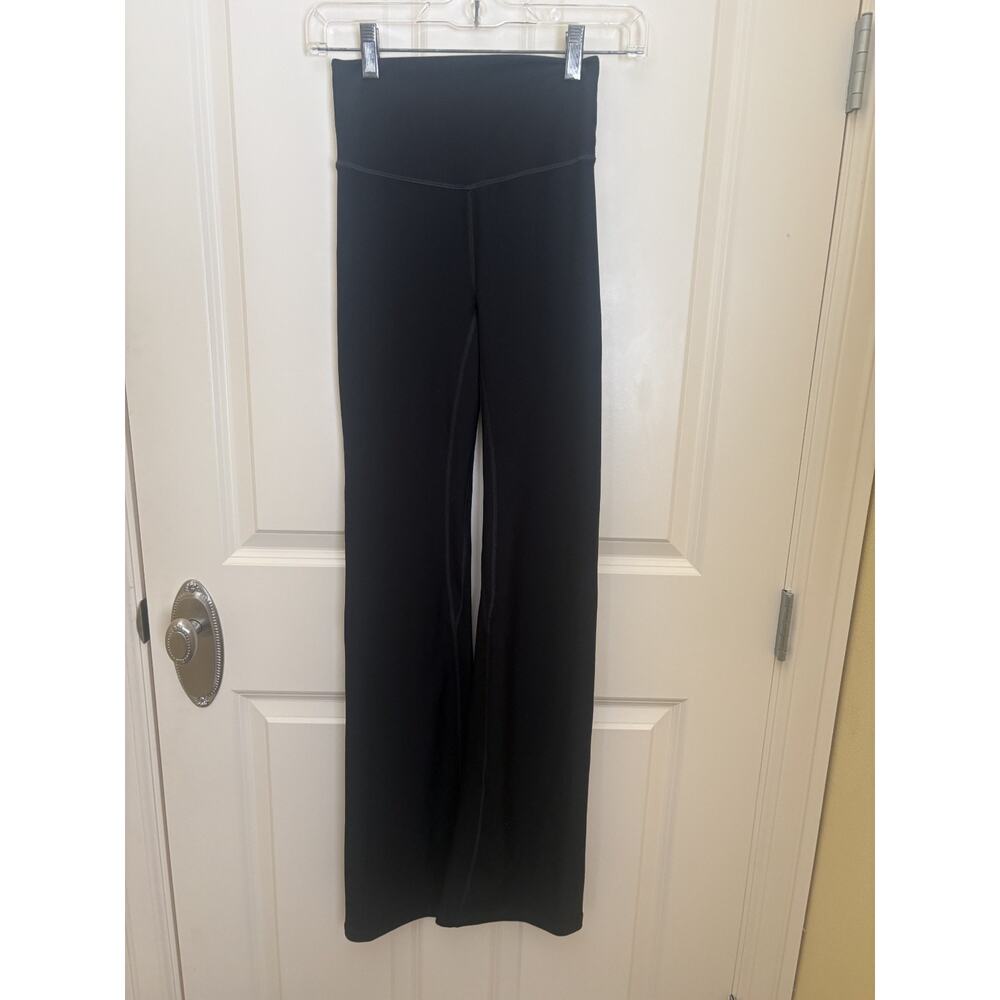 Abercrombie & Fitch YPB X-Small Sculptlux Flare Legging Womens Black Yoga Pant
